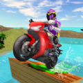摩托车水上冲浪