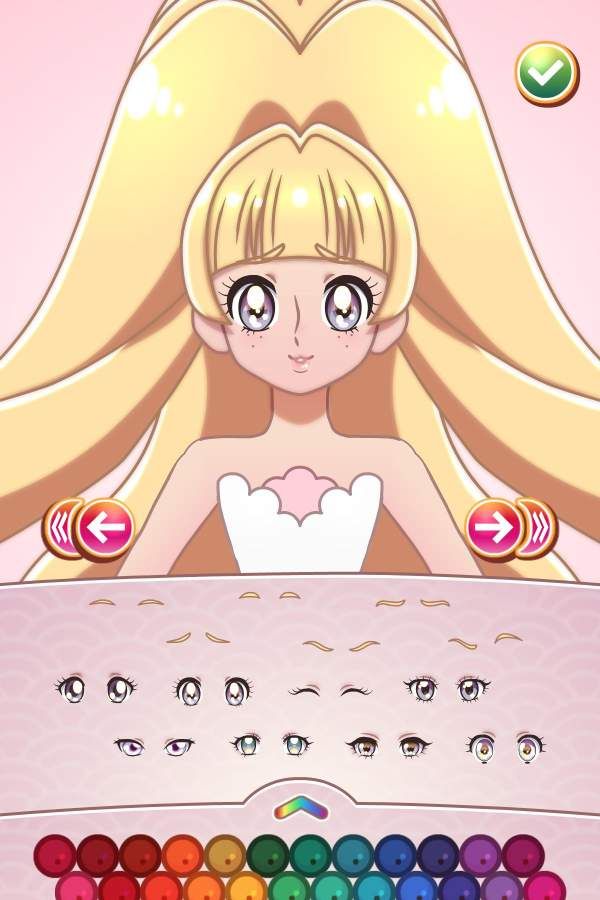 闪耀动漫女孩装扮游戏安卓版下载（Glitter Cure Anime Dress Up）图片2