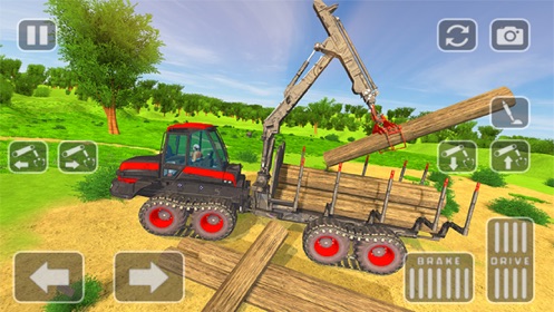 模拟伐木机游戏安卓版图片1