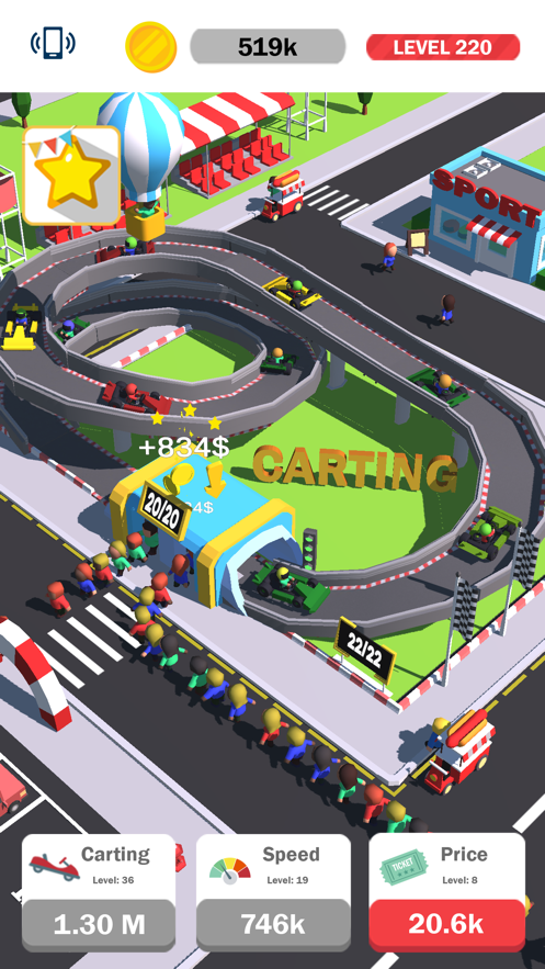 Carting tycoon 3D游戏苹果版图片1
