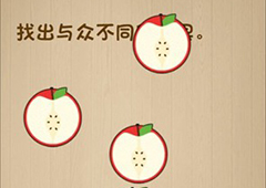 神脑洞第65关怎么玩 找出与众不同的苹果关卡攻略