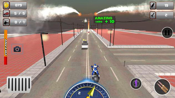 警察自行车机器人射击游戏安卓版图片1