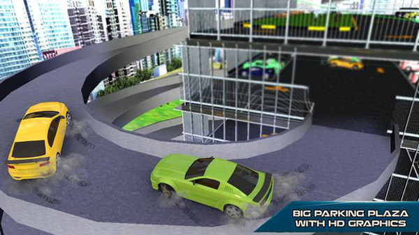 城市多层停车场3D