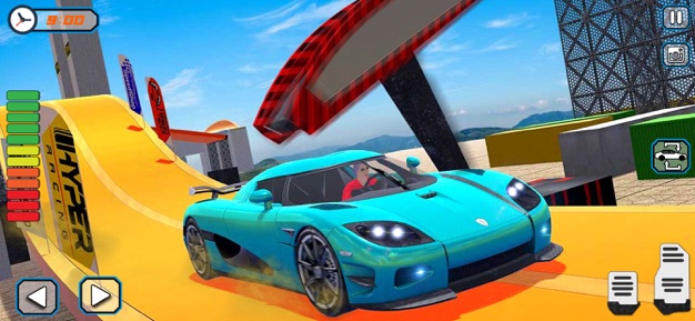 实际速度汽车特技赛车游戏免费手机版图片1
