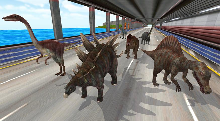 侏罗纪恐龙竞赛热