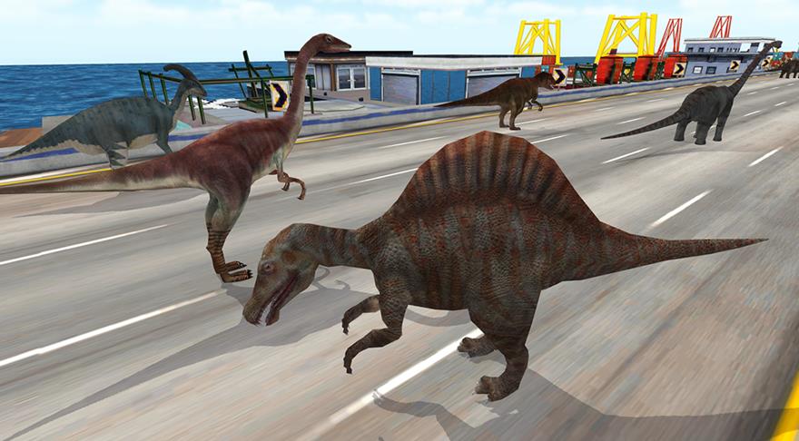 侏罗纪恐龙竞赛热