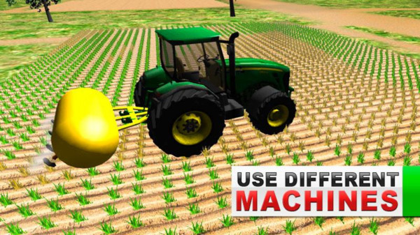 绿色农场拖拉机模拟器游戏安卓版图片1