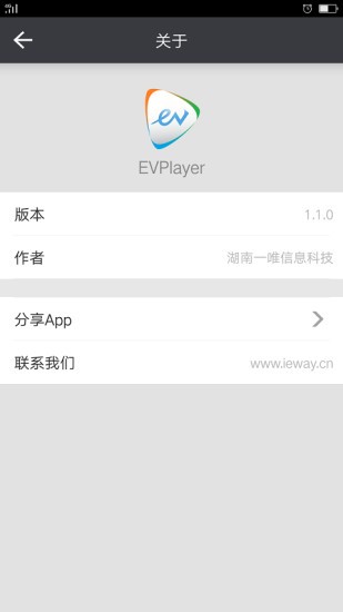 EVPlayer app