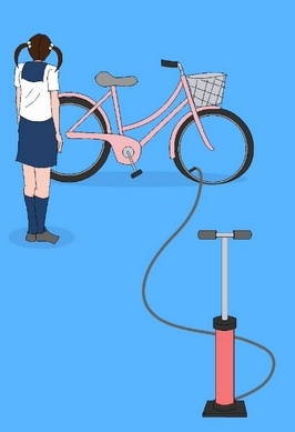 恋爱测量仪21关打气筒怎么打