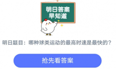 哪种球类运动的最高时速是最快的_时速最快的球类运动是哪个