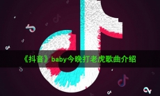 抖音baby今晚打老虎是什么歌_baby今晚打老虎歌曲介绍