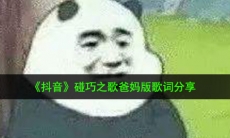 抖音只是碰巧我那年眼瞎看上了你爸爸是什么歌_碰巧之歌爸妈版歌词分享