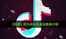 抖音因为有你在身边是什么歌_因为有你在身边歌曲介绍