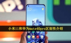 小米11和华为mate40pro哪个更好-小米11和华为mate40pro区别性介绍