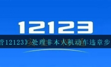 交管12123怎么处理非本人机动车违章-处理非本人机动车违章步骤分享