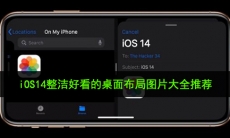 iOS14桌面怎么布局好看_iOS14整洁好看的桌面布局图片大全推荐